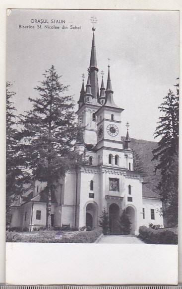 bnk cp Orasul Stalin - Biserica Sf Nicolae din Schei - uzata