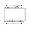 Radiator racire Suzuki Baleno (Eg), 03.1995-05.2002, Motorizare 1, 6 72kw Benzina, tip climatizare Cu/fara AC, cutie automata, dimensiune 598x350x26m