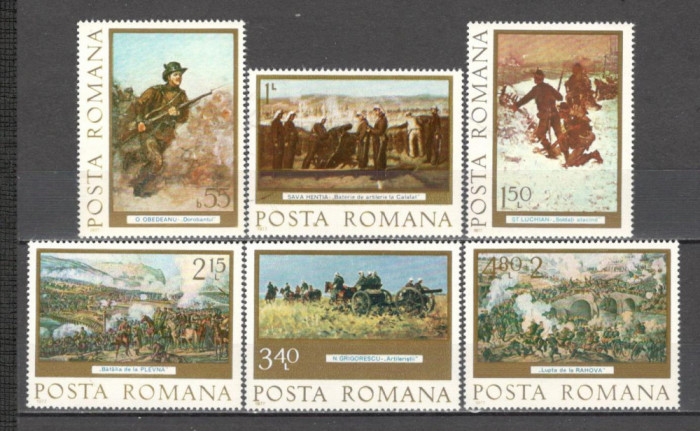 Romania.1977 100 ani Independenta-Pictura CR.337
