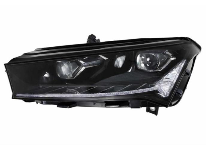 Far SKODA ENYAQ, 02.2021-, partea stanga, HELLA, LED; electrical; fara unitate control LED; cu motor; LED; fara the Skoda Crystal Lighting mark,