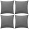 vidaXL Perne de exterior, 4 buc., gri, 45 x 45 cm 132303
