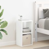 vidaXL Noptieră cu sertar Alb 25,5 x 22 x 49,5 cm Lemn compozit 8000596