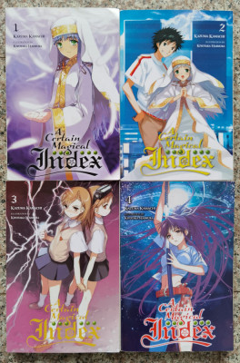 A Certain Magical Index (light Novel) Vol. 1-4 - Kazuma Kamachi ,554456 foto