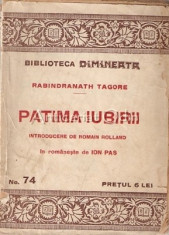 Patima Iubirii - Rabindranath Tagore foto