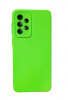 Husa silicon cu microfibra compatibila cu Samsung A33 5G Verde Neon
