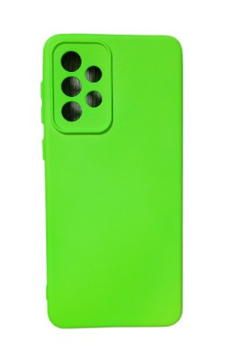 Husa silicon cu microfibra compatibila cu Samsung A33 5G Verde Neon foto