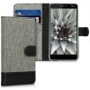 Husa pentru Nokia 2.1 (2018), Textil, Gri, 45388.01, Kwmobile