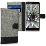 Husa pentru Nokia 2.1 (2018), Textil, Gri, 45388.01, Kwmobile