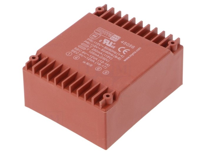 Transformator &icirc;ncapsulat 24VA 9V+9V
