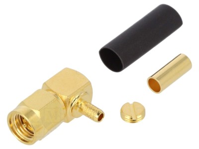 Conector SMA tată 90&amp;deg; 50&amp;Omega; foto
