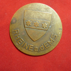 Medalie veche -Concurs Canoe - Rheine ad Ems Germania ,d=4cm