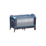 Cumpara ieftin Patut pliabil cu 2 nivele Ecotoys - Bleumarin