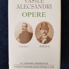 Vasile Alecsandri – Opere I-II. Poezii (ed. lux, Academia Romana, 2 vol.)