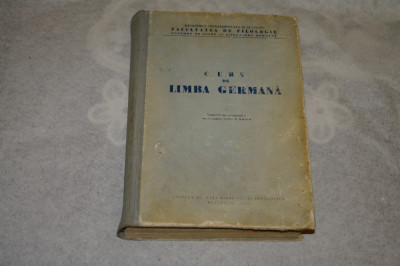 Curs de limba germana - E. Savin - Facultatea de filologie - 1960 foto