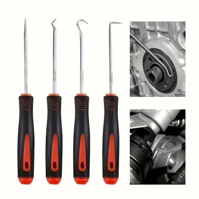 Set 4 piese c&amp;acirc;rlige și aleze pentru garnituri, O-ring, auto, precizie pentru service și bricolaj foto