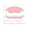 Placute frana Citroen C5 1 (Dc ), C5 2 (Rc ), 1.8 16V (DC6FZB, DC6FZE), 1.8 16V, 1.8 16V (RC6FZB), punte fata, cu senzor uzura, TRW