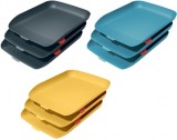 Tăviță documente Leitz Cosy A4 PS 3 buc/set suprapozabil