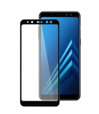 Folie protectie display sticla 5D Full Glue Samsung Galaxy A8+ (2018) BLACK foto