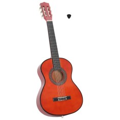 Chitară clasică &icirc;ncepători și copii, 1/2 34&quot;, lemn de tei