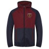 West Ham United geacă de bărbați cu glugă shower navy claret - XL
