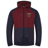 West Ham United geacă de bărbați cu glugă shower navy claret - XL