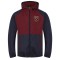 West Ham United geacă de bărbați cu glugă shower navy claret - XL