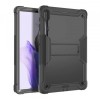 Husa pentru Samsung Galaxy Tab S7 FE, Techsuit, Rugged TabShell, Neagra