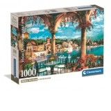 Puzzle Clementoni Italia: Vedere la Lacul Como 1000 piese Compact