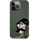 Husa compatibila cu Apple iPhone 14 Plus model Stare Dad, Silicon, TPU, Viceversa