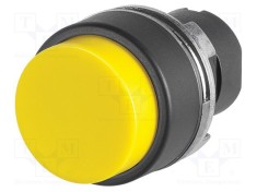 Comutator EAO 22mm Galben Acționat prin Apăsare Poz.i Stab 1