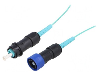 Patch Cord Fibră Optică Simplex Multimodă Baionetă foto