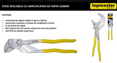 Cheie reglabila cu amplificator de forta 250mm Topmaster Profesional foto