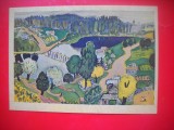 HOPCT 23828 RIUL RUZA 1958 - T MAVRINA - RUSIA --MUZEE - CP PICTURA --NECIRCULATAMUNTII