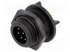 Conector circular soclu tată 8 pini 125V IP68 BULGIN Buccaneer 400