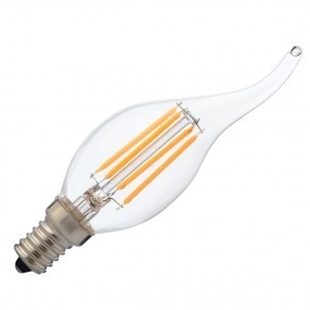 Bec cu filament Led, Filament Flame-4, putere 4 W, 320 lm, 2700k foto