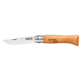 Cutit de buzunar N&deg;08, otel carbon, 8,5cm, &quot;Carbone&quot; - Opinel