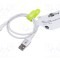 Cablu USB 2.0 A la C 0,5m alb 60W 3A Goobay