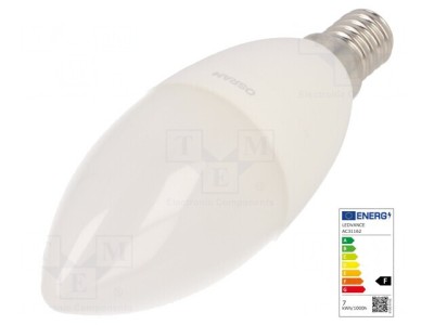 Lampă LED E14 7,5W 2700K Alb Cald foto