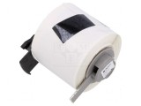 Etichetă autolaminată albă pentru cablu 25,4mm x 38,1mm