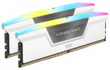 Cumpara ieftin Memorie RAM Corsair Vengeance RGB White 32GB DDR5 5600MHz CL40 Kit of 2