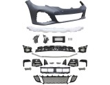 Set bara fata Bmw Seria 3, 03.20, cu lampi ceata; grunduit, de vopsit; Tip M-Tech; cu absorbant soc, cu grile; cu functie asistenta parcare, cu