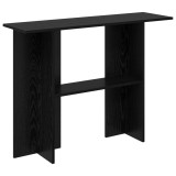 vidaXL Masă de consolă Stejar Negru 100 x 30 x 75 cm Lemn prelucrat 8001176
