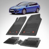 Cumpara ieftin Covorase Auto TeamCar&reg; Tip Tavita Compatibile Renault Laguna III (2007-2015) Negru Material Rezistent