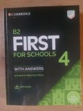 B2 First for schools 4 whith answers
