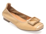 Cumpara ieftin Balerini EPICA nude, 2283, din piele naturala