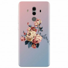 Husa silicon pentru Huawei Mate 10, Roses