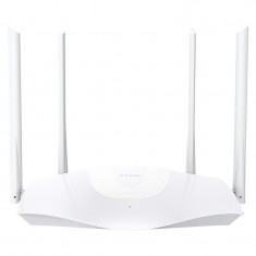 Router Wireless Tenda TX3, 4 antene externe, 6 dBi, IPV6, Wi-Fi 6, Dual Band 2.4 / 5 Ghz, Procesor Quad-Core, WPA2-PSK, WPA3-SAE, Firewall, Alb foto