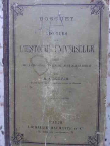 DISCOURS SUR L&#039;HISTOIRE UNIVERSELLE-BOSSUET-230652