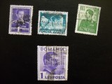 Timbre Romania cu perfin (Lutetia. )