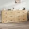 vidaXL Servante, 2 piese, stejar sonoma, lemn prelucrat 3185410